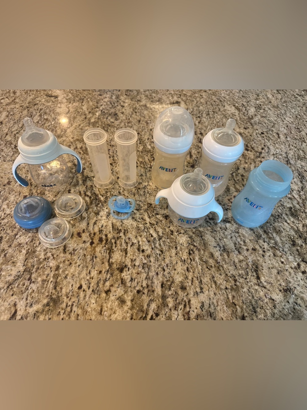 Assorted Baby Bottle and Training Cup Set